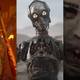 Suicide Squad's Harley Quinn, a Star Wars droid, and Texas Chain Saw Massacre's Leatherface.